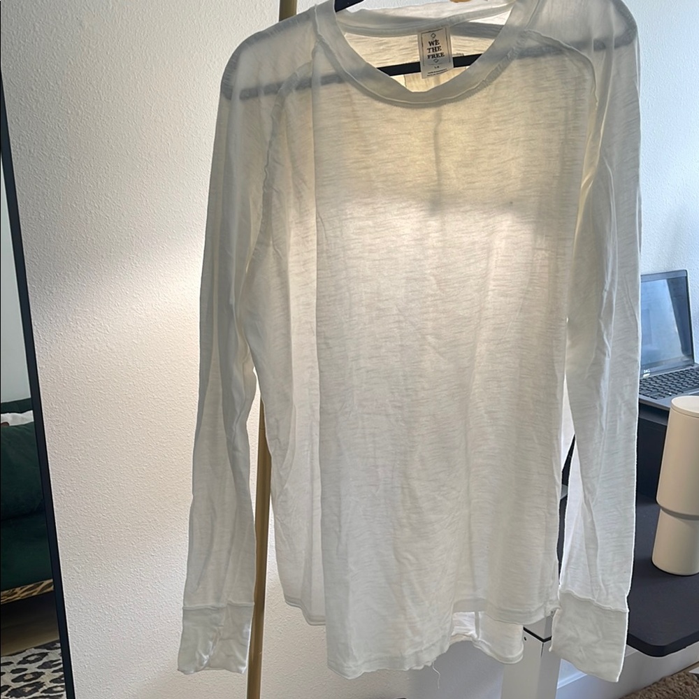 Free People We The Free Classic White Arden Tee